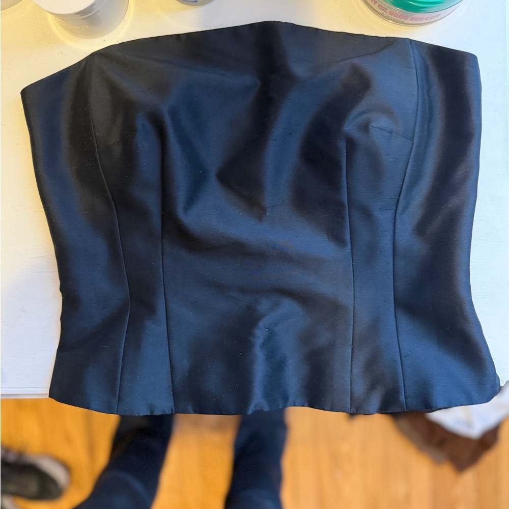 Ann Taylor Black Strapless Top